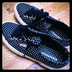 Superga polka dot sneakers